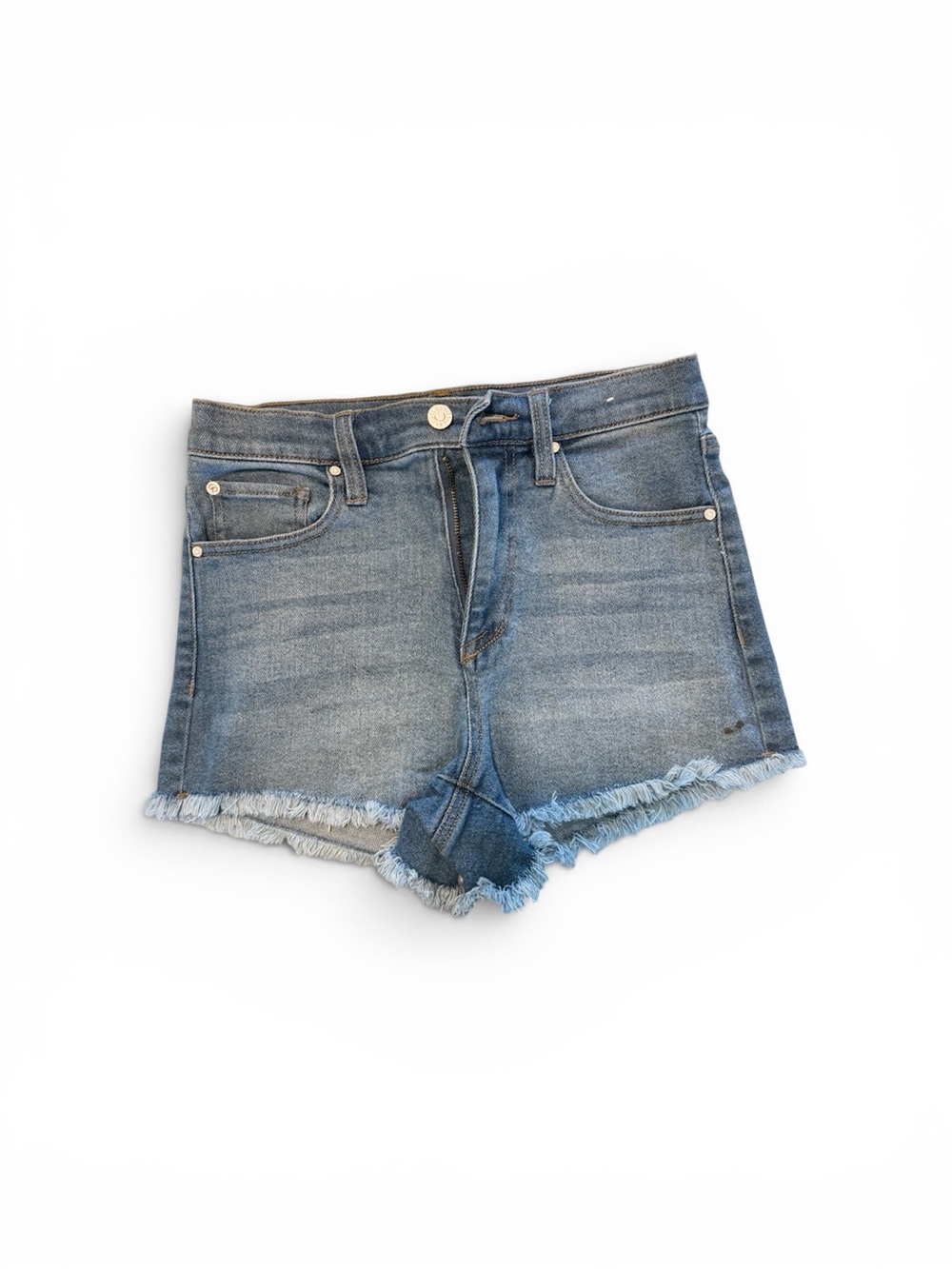 Celebrity Pink Faded Blue Denim Cutoff Shorts